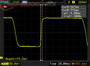 B/W risetime "Fast": 4.8 ms