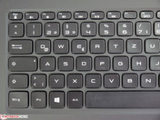 Mitad izquierda del teclado
