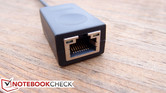 La parte ethernet del cable ThinkPad Ethernet Expansion Cable...