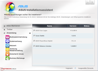 Asus Install ayuda a instalar todos los drivers y aplicaciones necesarias en una única sesión.