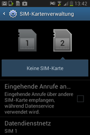 Es fácil cambiar entre las dos tarjetas SIM en Android