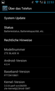 Android 4.0.4 ya no es una versión actualizada.