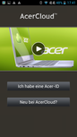 Acer Cloud es otro servicio en la nube, como Google Drive.