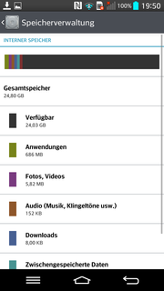 El almacenamiento interno de  32 GB no es poca cosa.