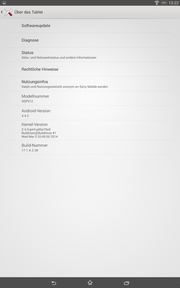 Google Android 4.4.2 preinstalado.