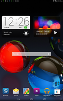 Pantalla de inicio de Android Jelly Bean