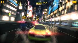 The smartphone can handle demanding games like "Asphalt 8"...