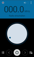 Puedes usar una radio FM cuando conectas auriculares.