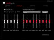 El software Beats Audio permite al usuario ajustar el sonido de los altavoces a su gusto.