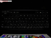 Retroiluminación encendida, nivel 1