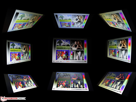 Ángulos de visión del Toshiba Qosmio X770-11C (FHD 3D)