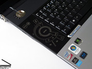 ... and on the left side of the keyboard is the CineDash MediaConsole.