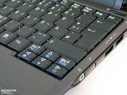 ...which, when it comes to key size, is counted as one of the smallest in the 10-inch netbook range.