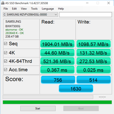 AS SSD (SSD primario)