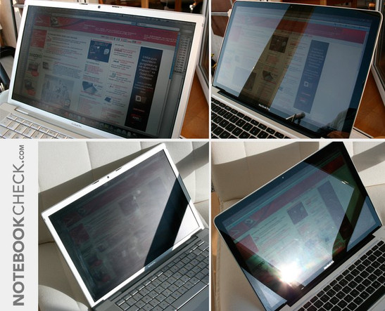 Reflections MacBook Pro 2.53 (Late 2008) versus MacBook Pro 2.2 (Mid 2007 - matte) Reflections MacBook Pro 2.53 (Late 2008) versus MacBook Pro 2.2 (Mid 2007 - matte)