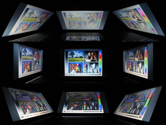 Ángulos de visualización del Samsung NP-R590-JS0YDE