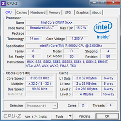 Intel Core i7 5600U "Broadwell"