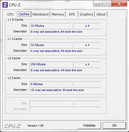 System info CPUZ Cache