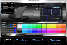 Las luces pueden ser modificadas e incluso guardadas en perfiles con "Alien FX"