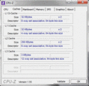 Información del sistema: CPUZ Cache