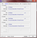 System info CPUZ Cache