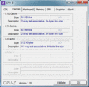 Información del sistema: CPUZ Cache