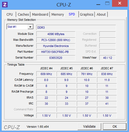 Systeminfo CPUZ RAM SPD