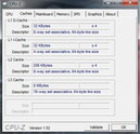 System info CPUZ Cache