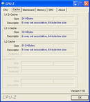 Información del sistema: CPUZ Cache