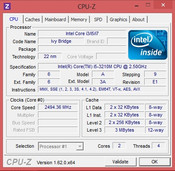 Systeminfo CPUZ CPU