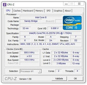 Info de sistema CPUZ CPU