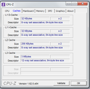 Systeminfo CPUZ Cache