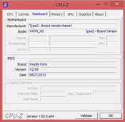 Systeminfo CPUZ Mainboard