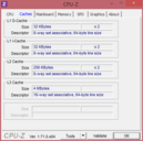 Info de sistema: CPU-Z Cache