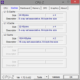 System info: CPU-Z Cache