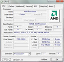 Información de sistema CPUZ CPU