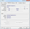 Información del sistema CPUZ Mainboard