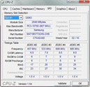 Información del sistema CPUZ RAM SPD