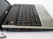 El Dell Inspiron Mini 9 ofrece un teclado completo con todas las funciones conocidas.