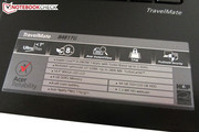 El TravelMate 8481TG tiene varias características de seguridad.