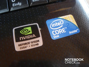 Dentro del K50IN encontramos una Nvidia Geforce G 102M con 512 MByte DDR2 VRAM y un Intel Core 2 Duo T6400