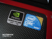 La Nvidia Geforce GTX 260M y el Intel Core 2 Duo T9550