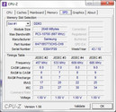 Información del sistema CPUZ RAM SPD