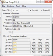 Después de varias horas: temperatura crítica del núcleo.