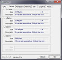 Información del Sistema CPUZ Cache