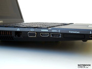 LAN, HDMI, VGA and eSATA/USB-2.0 en la mitad a la derecha