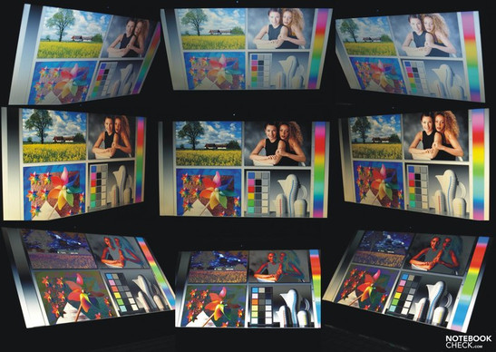 Ángulo de visión Fujitsu Amilo Pi 3560 Ángulo de visión Fujitsu Amilo Pi 3560