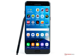 Samsung Galaxy Note 7 (SM-N930F). Modelo de pruebas cortesía de Notebooksbilliger.