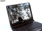 Fujitsu utiliza una pantalla WSVGA, típica para netbooks con una resolución de 1024x600 pixeles para una tela.