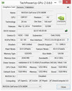 Información de sistema  GPUZ (GTX 860M)